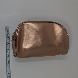 NWOT Lancome Rose Gold Cosmetic Bag